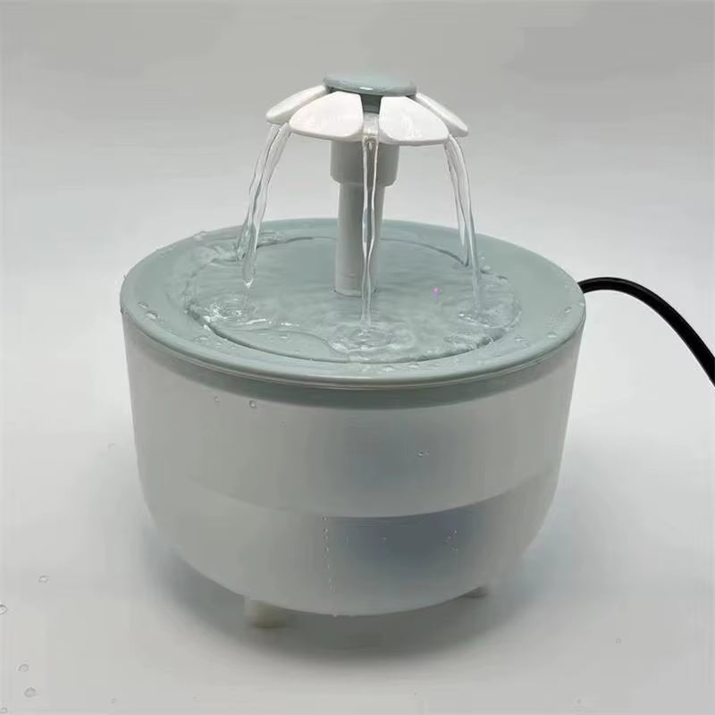 Pets Water Fountain Auto Filter USB Electric Mute Cat Drinker Bowl 1200Ml Recirculate Filtring Drinker for Cats Water Dispenser - FurrrBabies & More! - 1.2L 15 15 9 Cm - 7445044181101