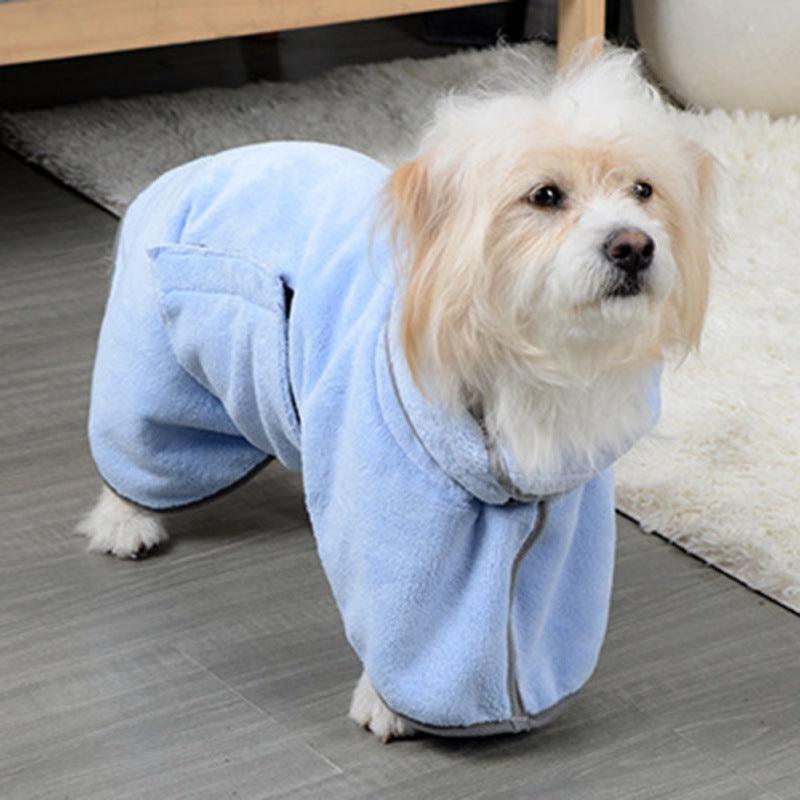 Quick - Drying Pet Absorbent Towel Dog Bathrobe Pet Dog Bath Towel For Dogs Cats Microfiber Absorbent Pet Drying Towel Pet Supplies - FurrrBabies & More! - Dog Grooming Supplies & Accessories