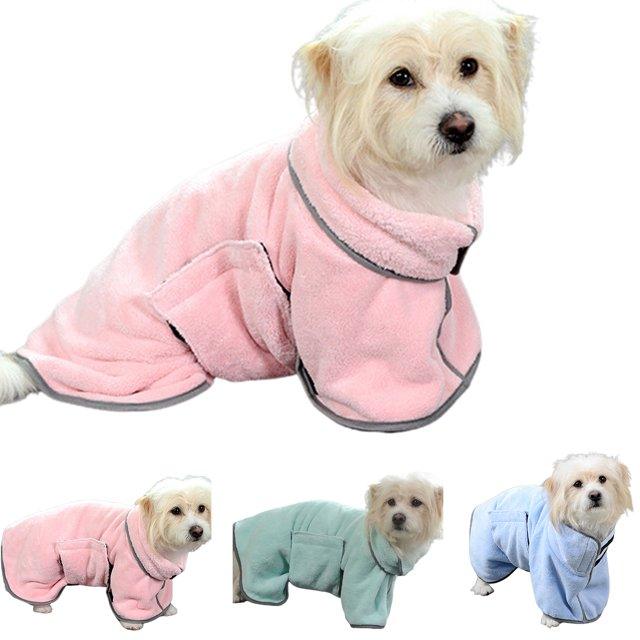 Quick - Drying Pet Absorbent Towel Dog Bathrobe Pet Dog Bath Towel For Dogs Cats Microfiber Absorbent Pet Drying Towel Pet Supplies - FurrrBabies & More! - Dog Grooming Supplies & Accessories