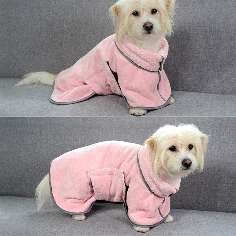 Quick - Drying Pet Absorbent Towel Dog Bathrobe Pet Dog Bath Towel For Dogs Cats Microfiber Absorbent Pet Drying Towel Pet Supplies - FurrrBabies & More! - Dog Grooming Supplies & Accessories