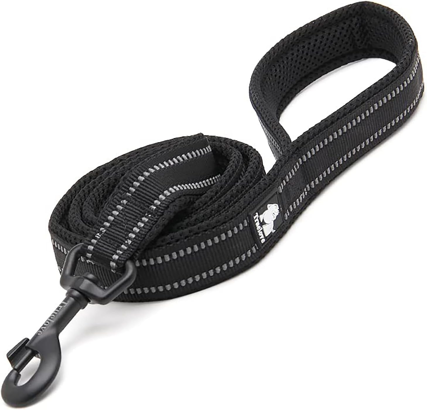 Reflective Dog Leash Puppy Walking Lead, Padded Pet Chain Rope，Length 200Cm Truelove Tll2111(Black,M) - FurrrBabies & More! - 313037586592
