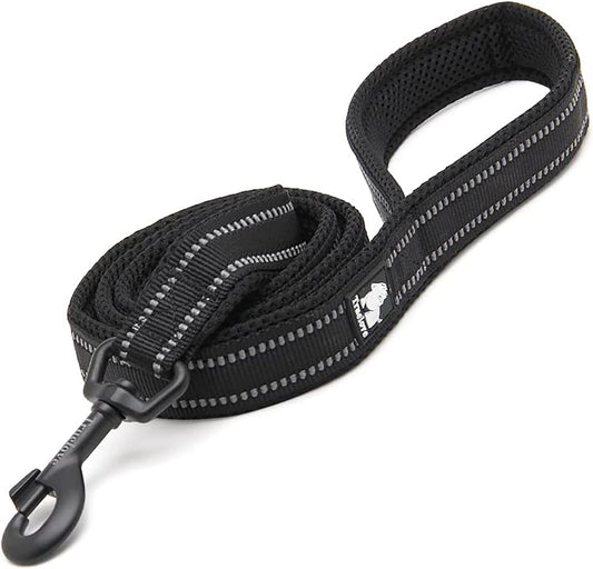 Reflective Dog Leash Puppy Walking Lead, Padded Pet Chain Rope，Length 200Cm Truelove Tll2111(Black,M) - FurrrBabies & More! - 313037586592