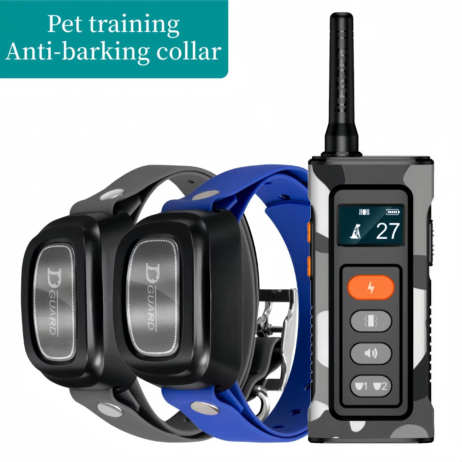 Remote Control Waterproof Pet Behaviorfor 8 - 150Lbs Puppy with Shock Vibration 3300Ft Electric Dog Training Collar for All Dogs - FurrrBabies & More! - 7445038418428