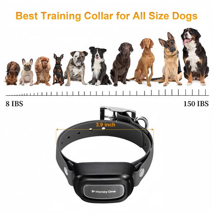 Remote Control Waterproof Pet Behaviorfor 8 - 150Lbs Puppy with Shock Vibration 3300Ft Electric Dog Training Collar for All Dogs - FurrrBabies & More! - 7445038418428