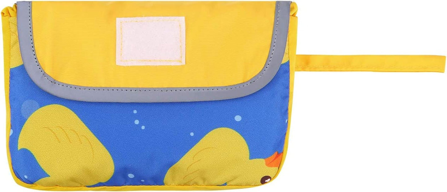 Reversible Dog Raincoat Hooded Slicker Poncho Rain Coat Jacket for Small Medium Large Dogs Ducks Yellow - L - FurrrBabies & More! - 7445042417479