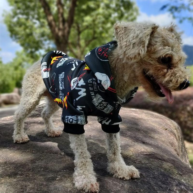 Skull Camo Pet Hoodie: Stylish Two - Legged Outfit For Dogs - FurrrBabies & More! - Dog Clothing & Accessories