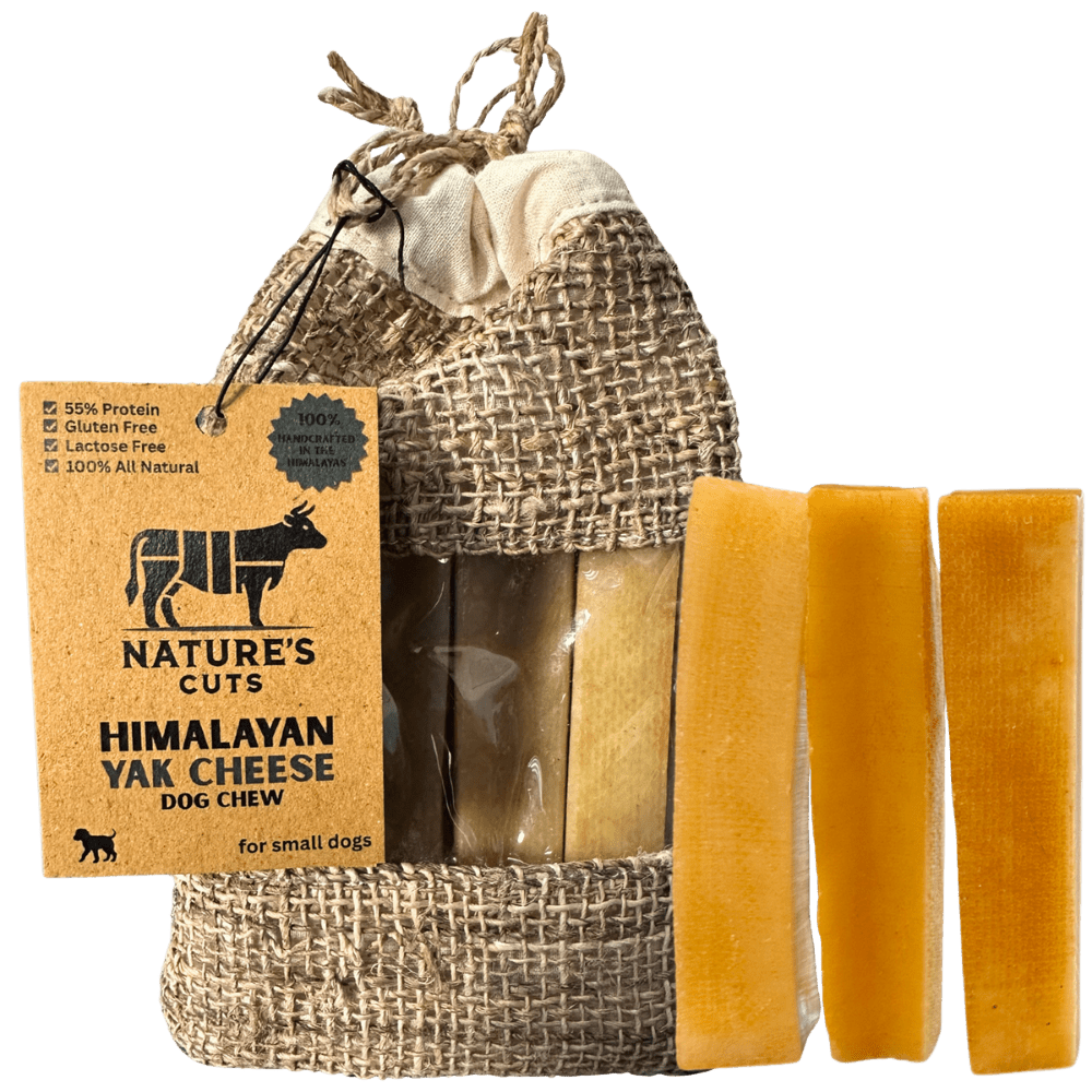 Small Yak Cheese (4 Pack) in Hand Woven Bag - FurrrBabies & More! - 850061581594n/a