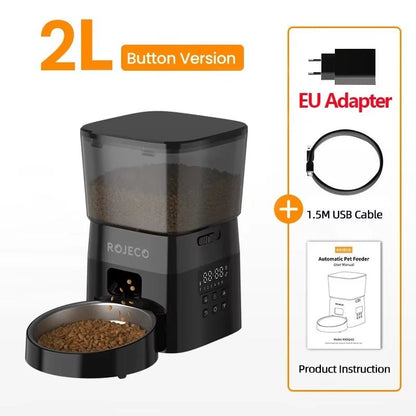 Smart Auto Pet Feeder – Hassle - Free Mealtime, Perfect Portions Every Time - FurrrBabies & More! - 711181502701