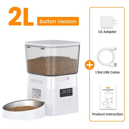Smart Auto Pet Feeder – Hassle - Free Mealtime, Perfect Portions Every Time - FurrrBabies & More! - 726084923881