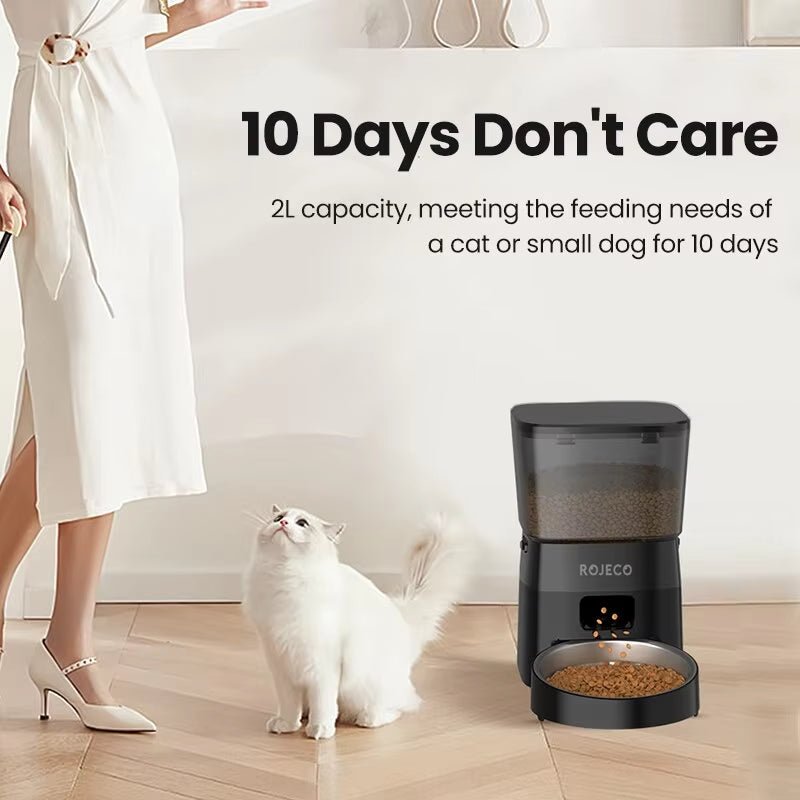 Smart Auto Pet Feeder – Hassle - Free Mealtime, Perfect Portions Every Time - FurrrBabies & More! - 313103739747