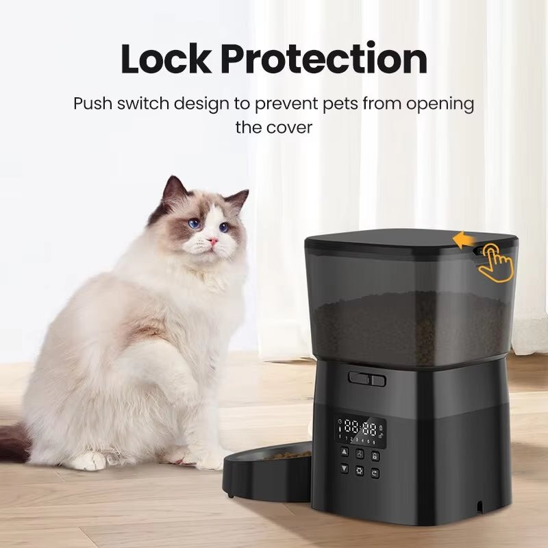 Smart Auto Pet Feeder – Hassle - Free Mealtime, Perfect Portions Every Time - FurrrBabies & More! - 313103739747