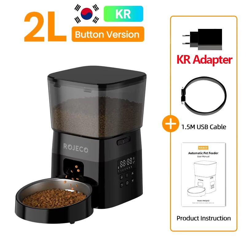 Smart Auto Pet Feeder – Hassle - Free Mealtime, Perfect Portions Every Time - FurrrBabies & More! - 705353330131