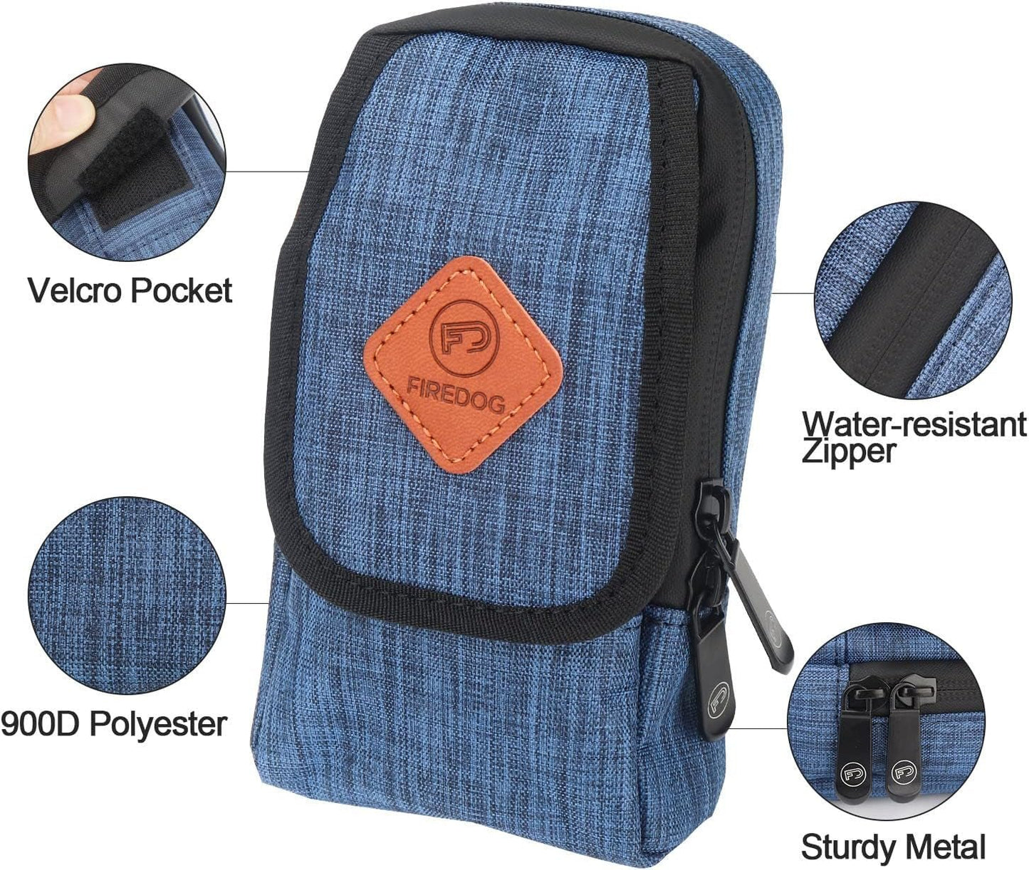 Smell Proof Bag, Odor Proof Pouch Mini Crossbody Bags for Travel Storage(Bright Blue) - FurrrBabies & More! - 726084165007