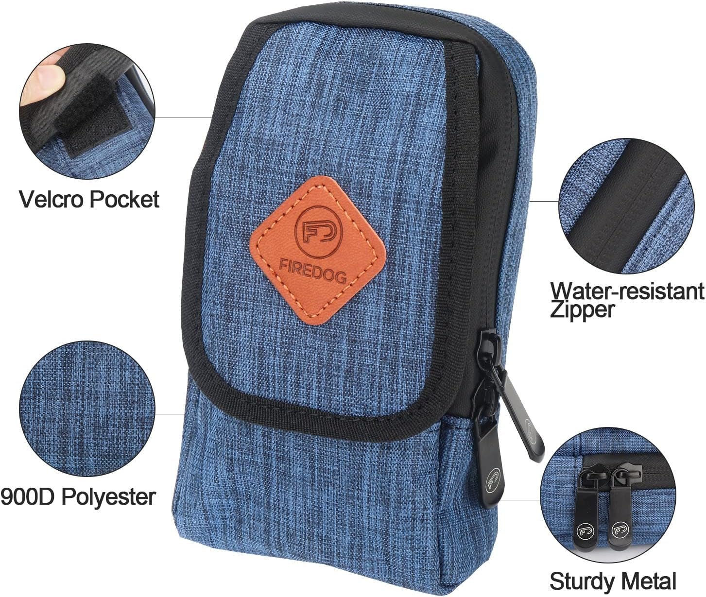 Smell Proof Bag, Odor Proof Pouch Mini Crossbody Bags for Travel Storage(Bright Blue) - FurrrBabies & More! - 726084165007