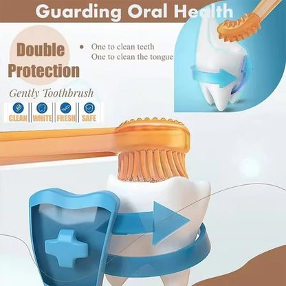 Soft Silicone Toothbrush & Tongue Sper for Dogs and Cats - FurrrBabies & More! - 313038488437