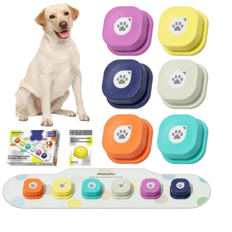 TalkiPaws Smart Button Set – Teach Your Pet to Speak with a Paw - FurrrBabies & More! - 313037589593