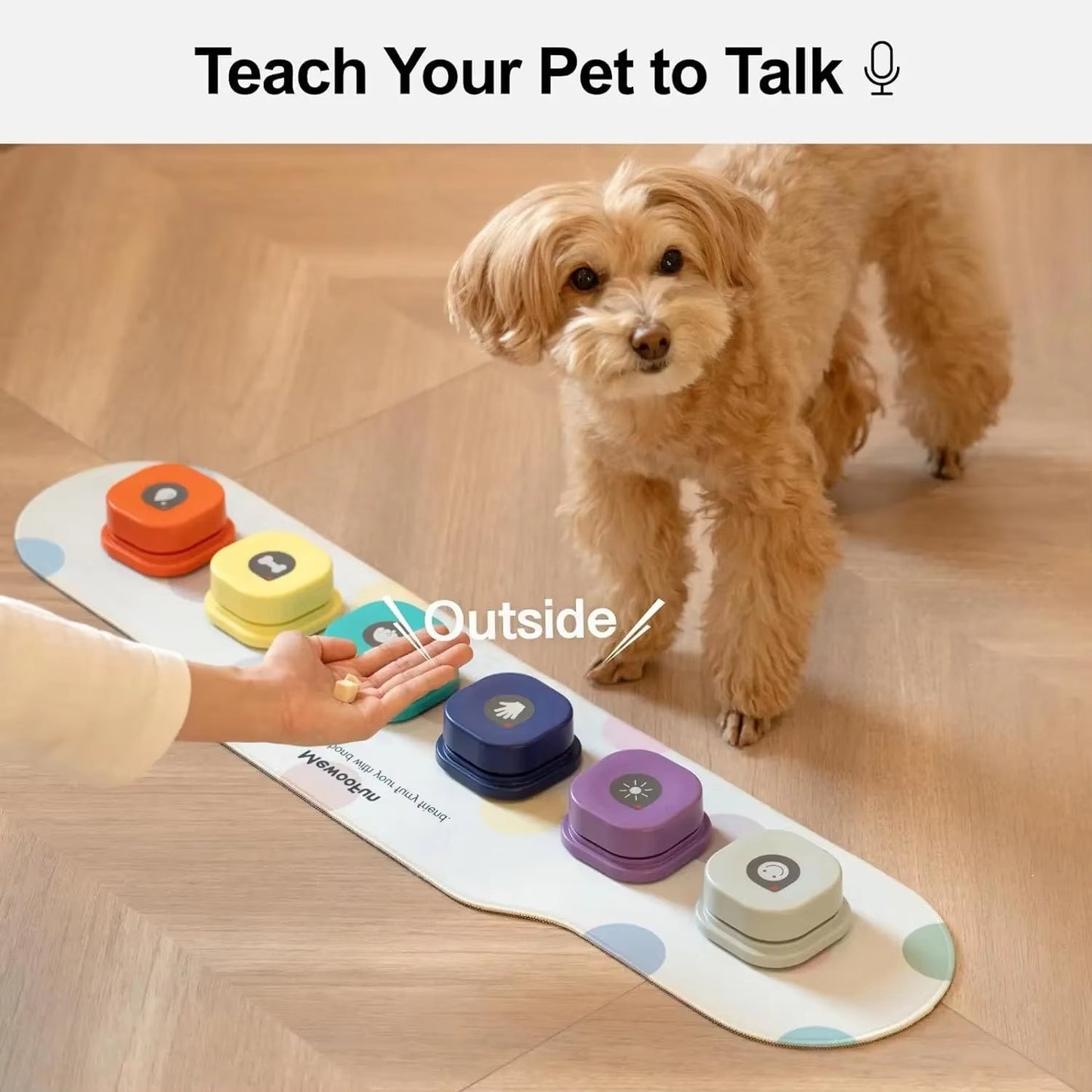 TalkiPaws Smart Button Set – Teach Your Pet to Speak with a Paw - FurrrBabies & More! - 313037589593