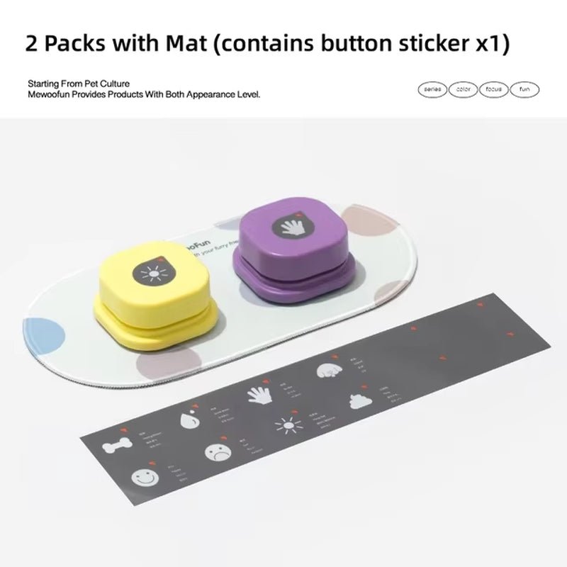 TalkiPaws Smart Button Set – Teach Your Pet to Speak with a Paw - FurrrBabies & More! - 313037589593