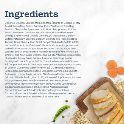 Tastefuls Natural Dry Food for Adult Indoor Cats, Chicken & Brown Rice Recipe, 15 - Lb Bag - FurrrBabies & More! - 313112076055