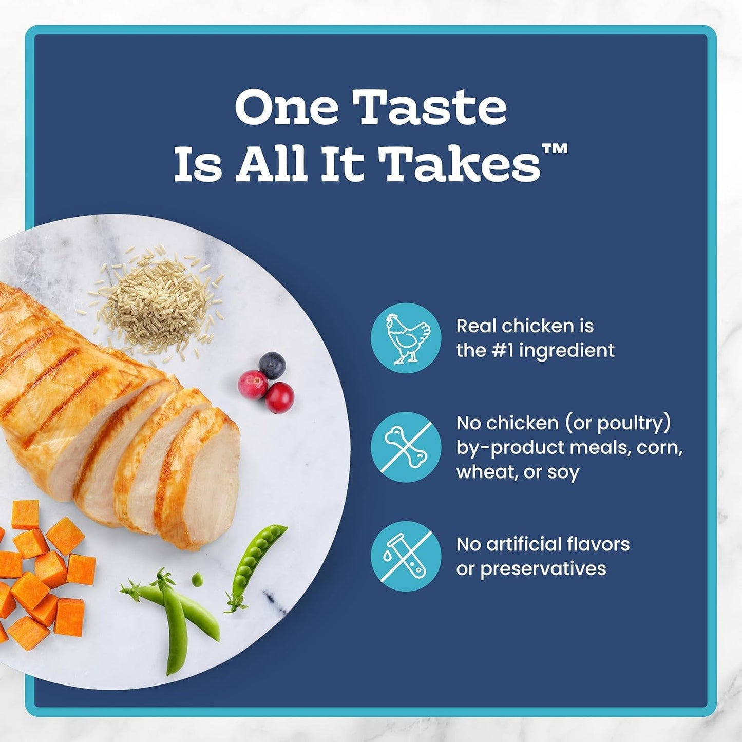Tastefuls Natural Dry Food for Adult Indoor Cats, Chicken & Brown Rice Recipe, 15 - Lb Bag - FurrrBabies & More! - 313112076055