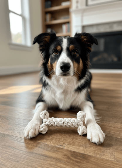 The Little Love White Rope Bone Toy - FurrrBabies & More! - 732262402789Rope Chew Toy