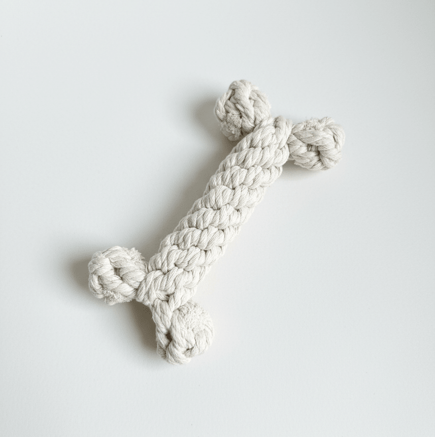 The Little Love White Rope Bone Toy - FurrrBabies & More! - 732262402789Rope Chew Toy
