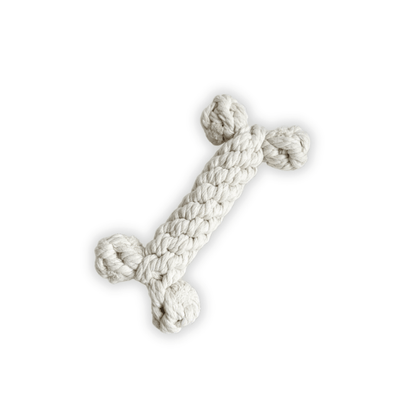The Little Love White Rope Bone Toy - FurrrBabies & More! - 732262402789Rope Chew Toy