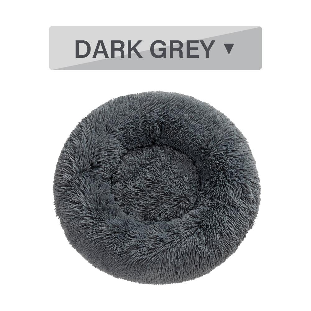 The Snugglepaws Plush Donut Pet Bed: Luxuriously Cozy Haven For Dogs And Cats - FurrrBabies & More! - Dog Beds