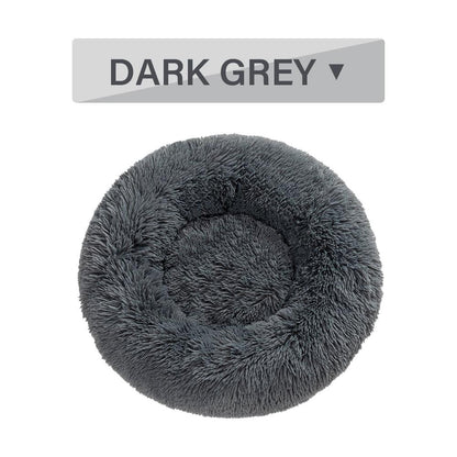 The Snugglepaws Plush Donut Pet Bed: Luxuriously Cozy Haven For Dogs And Cats - FurrrBabies & More! - Dog Beds