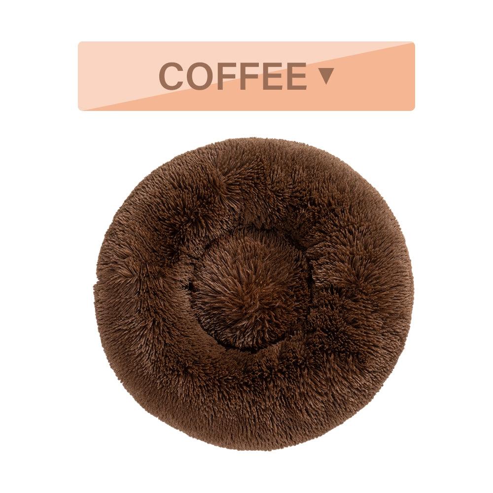 The Snugglepaws Plush Donut Pet Bed: Luxuriously Cozy Haven For Dogs And Cats - FurrrBabies & More! - Dog Beds