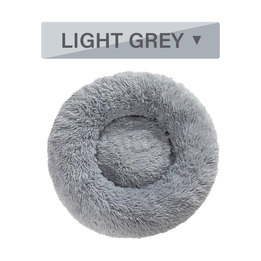 The Snugglepaws Plush Donut Pet Bed: Luxuriously Cozy Haven For Dogs And Cats - FurrrBabies & More! - Dog Beds