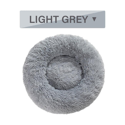 The Snugglepaws Plush Donut Pet Bed: Luxuriously Cozy Haven For Dogs And Cats - FurrrBabies & More! - Dog Beds
