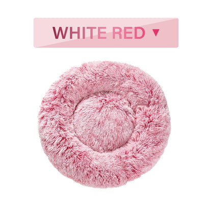 The Snugglepaws Plush Donut Pet Bed: Luxuriously Cozy Haven For Dogs And Cats - FurrrBabies & More! - Dog Beds