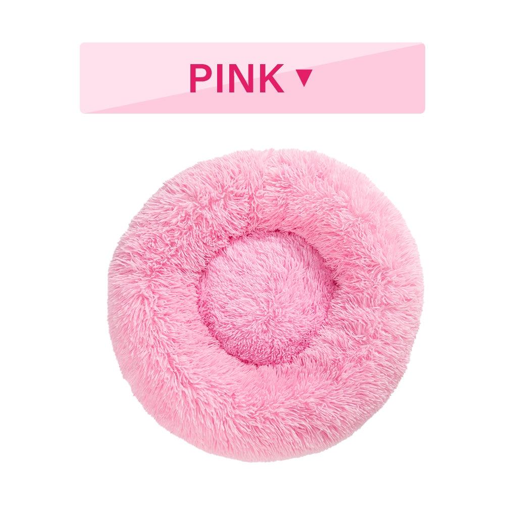 The Snugglepaws Plush Donut Pet Bed: Luxuriously Cozy Haven For Dogs And Cats - FurrrBabies & More! - Dog Beds