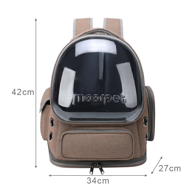 Transparent Pet Cat Carrier Bag Outdoor Travel Backpack for Cats Small Dogs Breathable Cat Carrying Bag Pet Supplies - FurrrBabies & More! - Pet supplies