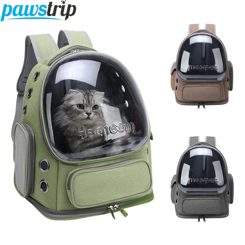 Transparent Pet Cat Carrier Bag Outdoor Travel Backpack for Cats Small Dogs Breathable Cat Carrying Bag Pet Supplies - FurrrBabies & More! - Pet supplies