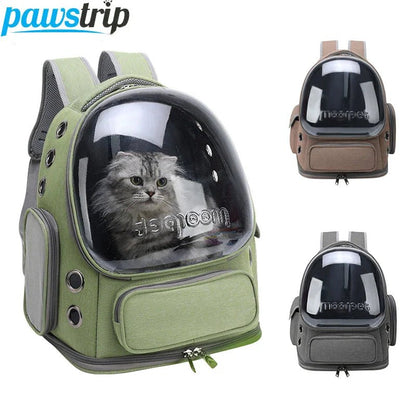 Transparent Pet Cat Carrier Bag Outdoor Travel Backpack for Cats Small Dogs Breathable Cat Carrying Bag Pet Supplies - FurrrBabies & More! - Pet supplies