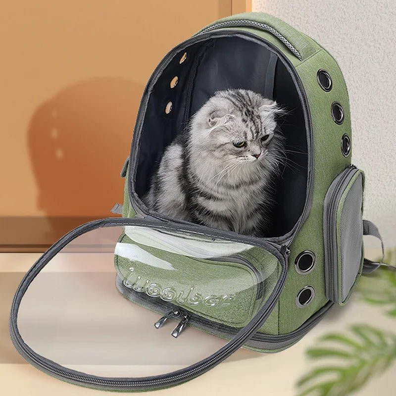 Transparent Pet Cat Carrier Bag Outdoor Travel Backpack for Cats Small Dogs Breathable Cat Carrying Bag Pet Supplies - FurrrBabies & More! - Pet supplies