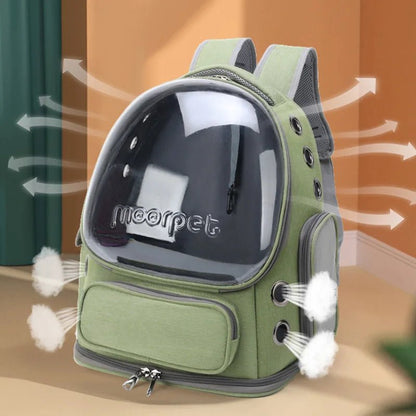 Transparent Pet Cat Carrier Bag Outdoor Travel Backpack for Cats Small Dogs Breathable Cat Carrying Bag Pet Supplies - FurrrBabies & More! - Pet supplies