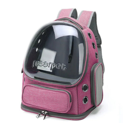 Transparent Pet Cat Carrier Bag Outdoor Travel Backpack for Cats Small Dogs Breathable Cat Carrying Bag Pet Supplies - FurrrBabies & More! - Pet supplies