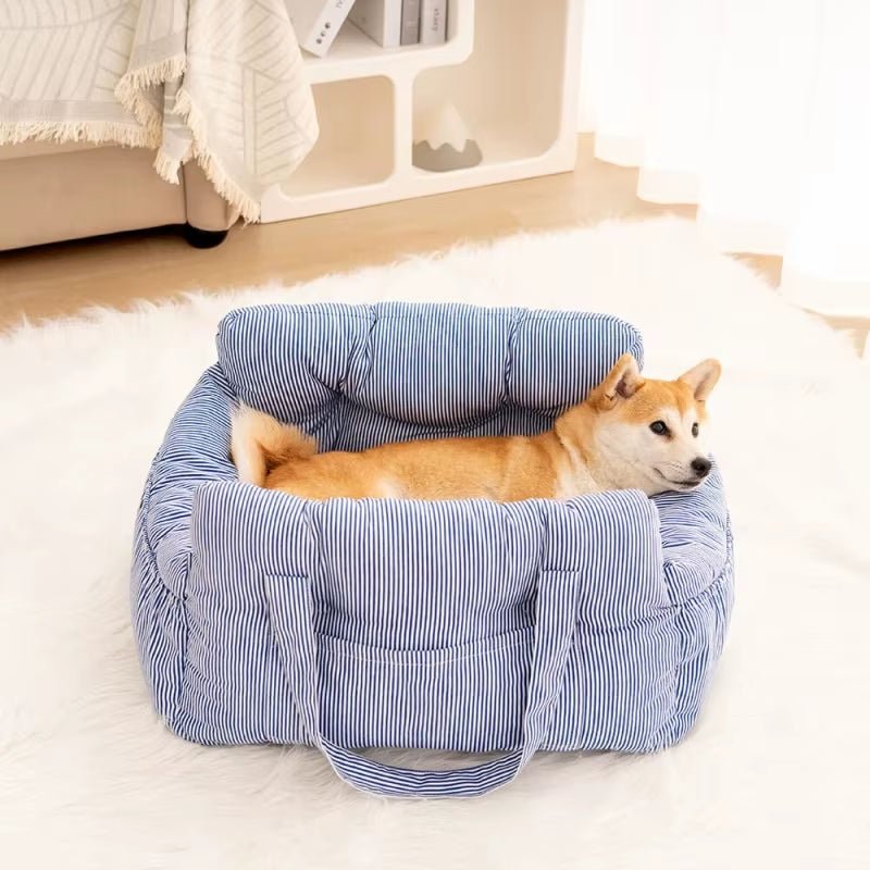 Travel Booster Car Seat – Cozy, Secure, and Stylish for Every Pet Adventure! - FurrrBabies & More! - 705353642449