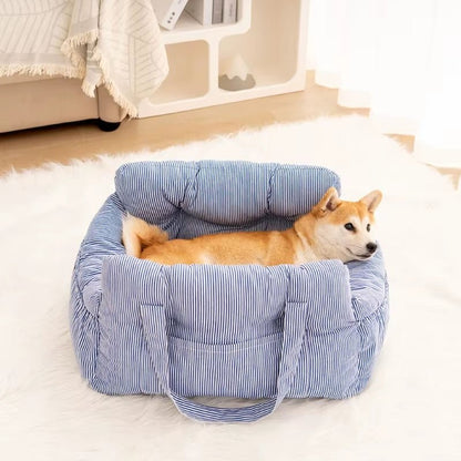 Travel Booster Car Seat – Cozy, Secure, and Stylish for Every Pet Adventure! - FurrrBabies & More! - 705353642449