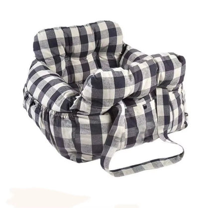 Travel Booster Car Seat – Cozy, Secure, and Stylish for Every Pet Adventure! - FurrrBabies & More! - 313042848890