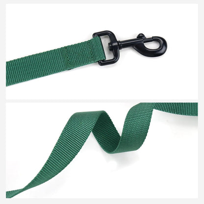 Wagtime Club Double Handle Dog Leash, 6Ft Long Heavy Duty Dog Leash with Paded Traffic Handles for Extral Control and Training, Dual Handles Leads, Large Medium Small Dogs (Hunter Green) - FurrrBabies & More! - 313109442412
