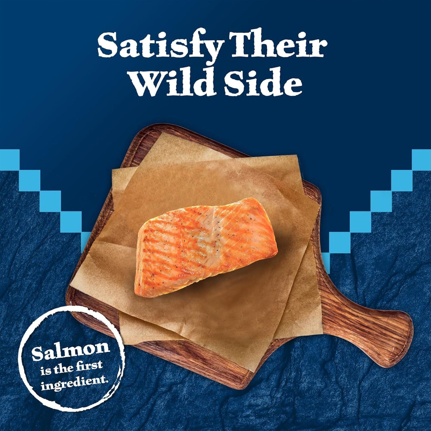 Wilderness High Protein Crunchy Cat Treats, Made with Natural Ingredients, Tasty Salmon Flavor, 2 - Oz Bag (Pack of 12) - FurrrBabies & More! - 744110711424