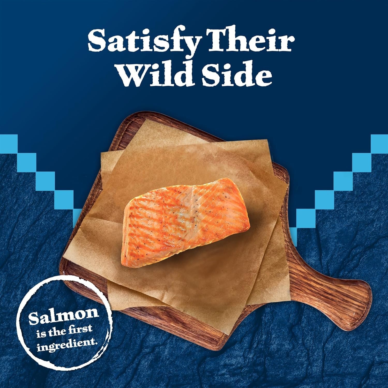 Wilderness High Protein Crunchy Cat Treats, Made with Natural Ingredients, Tasty Salmon Flavor, 2 - Oz Bag (Pack of 12) - FurrrBabies & More! - 744110711424