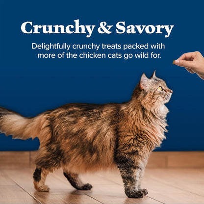 Wilderness High Protein Crunchy Cat Treats, Made with Natural Ingredients, Tasty Salmon Flavor, 2 - Oz Bag (Pack of 12) - FurrrBabies & More! - 744110711424