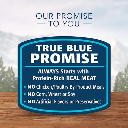 Wilderness Trail Toppers Wild Cuts High Protein, Natural Wet Dog Food, Chicken and Beef Bites, 3 - Oz Pouch, (48 Count - 24 of Each Flavor) - FurrrBabies & More! - 744759364265