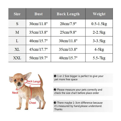 Winter Dog Sweater Warm Plush Dog Clothes for Small Medium Dogs Cats Soft Puppy Coat Jacket Chihuahua Teddy Costums Dog Supplies - FurrrBabies & More! - 705353822742