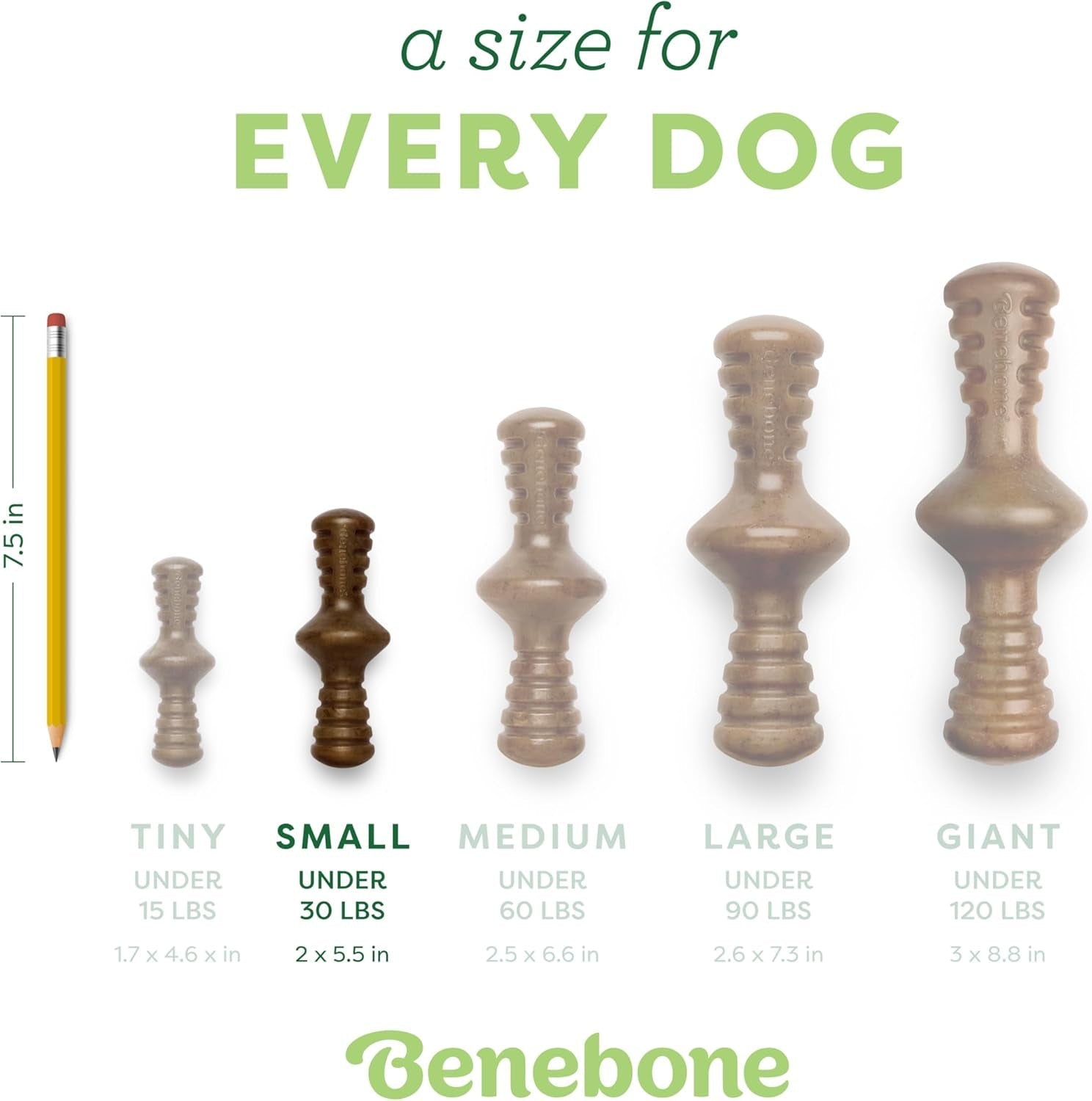 Zaggler Rolling Dog Chew Toy for Aggressive Chewers, Real Peanut, Made in USA, Small - FurrrBabies & More! - 705353422072